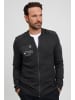 FQ1924 Strickjacke FQErland 21900122-ME Strickjacke mit kurzem Stehkragen in Grau