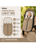 fillikid Sommerfußsack Light Big 100x50 cm Exklusiv in Taupe