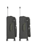 D&N Travel Line 6704 4 Rollen Kofferset 3-teilig grau