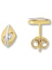 ONE ELEMENT  Zirkonia Ohrringe   Ohrstecker aus 333 Gelbgold in gold