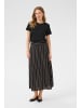 Kaffe Rock BPluna A-shape in Black/Powder Color Stripe