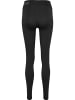 Hummel Hummel Leggings Hmlte Training Damen Feuchtigkeitsabsorbierenden in BLACK/WHITE