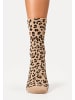 SMILODOX LEO Socken Thivara in Beige Leo