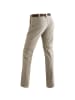 Maier Sports Zip-Hose Inara Slim in Steingrau