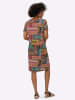 Heine Jersey-Kleid in terra-rot-bedruckt