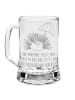 Mr. & Mrs. Panda Bierkrug Seeigel mit Spruch in Transparent
