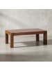 KADIMA DESIGN Couchtisch Massiv-Holz 110cm breit Wohnzimmer-Tisch Design in Massivholz