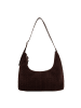 FREDs BRUDER Weave Harmony Schultertasche Leder 18.5 cm in dark chocolate