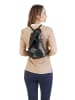 Samantha Look Rucksack echt Leder in schwarz