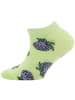 ewers 3er-Set Sneaker Socken 3er-Set Beeren in limone-latte