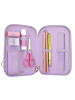 Depesche 3-Fach Federtasche mit Stifte TOPModel 20,5 x 14,3 cm in violett