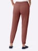 Sieh an! Twill-Hose in rotbraun