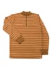 Joha Langarmshirt Merinowolle in copper stripe