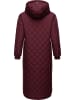 ragwear Steppmantel Niran in Wine Red
