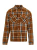 Threadbare Langarmhemd THB LUXE Christopher in Camel Check