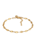 Elli Armband 925 Sterling Silber Plättchen, Valentino Chain in Gold