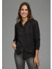 Laura Scott Hemdbluse in schwarz gemustert + schwarz