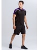 erima Liga 2.0 Poloshirt in schwarz/violet/weiss