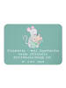Mr. & Mrs. Panda Magnet Erzieherin Superheldin mit Spruch in Meeresbrise