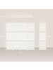 HOMCOM Paravent-181L x 1,6B x 180H cm-Weiß