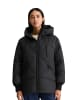 Marc O'Polo DENIM Lange Kapuzen-Steppjacke relaxed in Schwarz