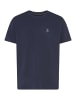 Delmao Rundhalsshirt in dunkelblau