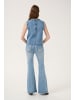 My Essential Wardrobe Ärmellose Bluse DangoMW Box fit in Light Blue Retro Wash
