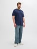 JACK & JONES PLUS T-shirt in Navy Blazer