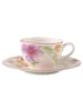 Villeroy & Boch Frühstückstasse mit Untertasse Mariefleur Basic in 290 ml in bunt