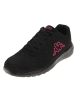 Kappa Sneaker Low in Schwarz/Pink