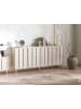 Beliani Sideboard CLUNES in Beige - (W) 160 x (H) 75 x (L) 38 cm