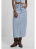 Urban Classics Maxi Skirt in new light blue washed