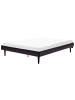 Beliani Doppelbett TOUCY in Schwarz - (W) 165 x (H) 38 x (L) 204 cm