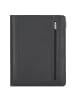 Alassio Cesena Schreibmappe Leder 36 cm schwarz