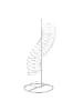 relaxdays Obsthalter Spirale in Silber