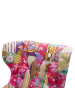Beliani Sessel MOLDE in Bunt/Weiß/Braun - (W) 70 x (H) 100 x (L) 80 cm