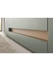 Furn.Design Wohnwand in Salbei Grün, Eiche 2-teilig, Wohnkombination mit XXL TV-Lowboard