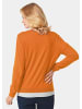 GOLDNER Strickjacke Hochwertige Strickjacke in zeitloser Optik in safran