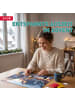 ROTH Puzzle und Tee-Adventskalender Motiv Eislaufen in Türkis