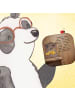 Mr. & Mrs. Panda Tischuntersetzer Bär Pommes verliebt Design mit... in Weiß