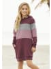 Kidsworld Sweatkleid in bordeaux/rosa