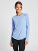 Hummel Hummel T-Shirt Raglanärmel Hmlmt Vanja Multisport Damen in PLACID BLUE