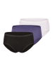 Sloggi Midi Slip Basic+ in Lila / blau / schwarz