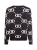 Liu Jo Strickpullover in schwarz weiß - 0001