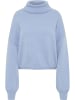 VINAJA Women Strick Rollkragenpullover in Blau