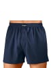 LE JOGGER Weiter Boxer in schwarz, marine, grau-meliert, blau-meliert