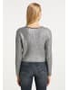 myMo ROCKS Damen Strickpullover in Silbergrau