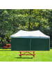 relaxdays 2x Pavillon-Seitenteile in Grün - (B)3 x (H)2 m