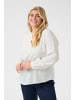 KAFFE curve Langarm-Bluse KCmolly in Chalk