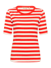 CULTURE T-shirt CUaza Relaxed fit in Red/White Stripe